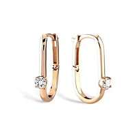 Oval Hoop Earrings