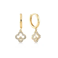 Shamrock Celestial Earrings