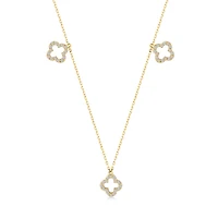 3 Glowing Clover Necklace