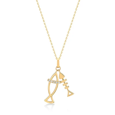Fish 'n Bone Necklace