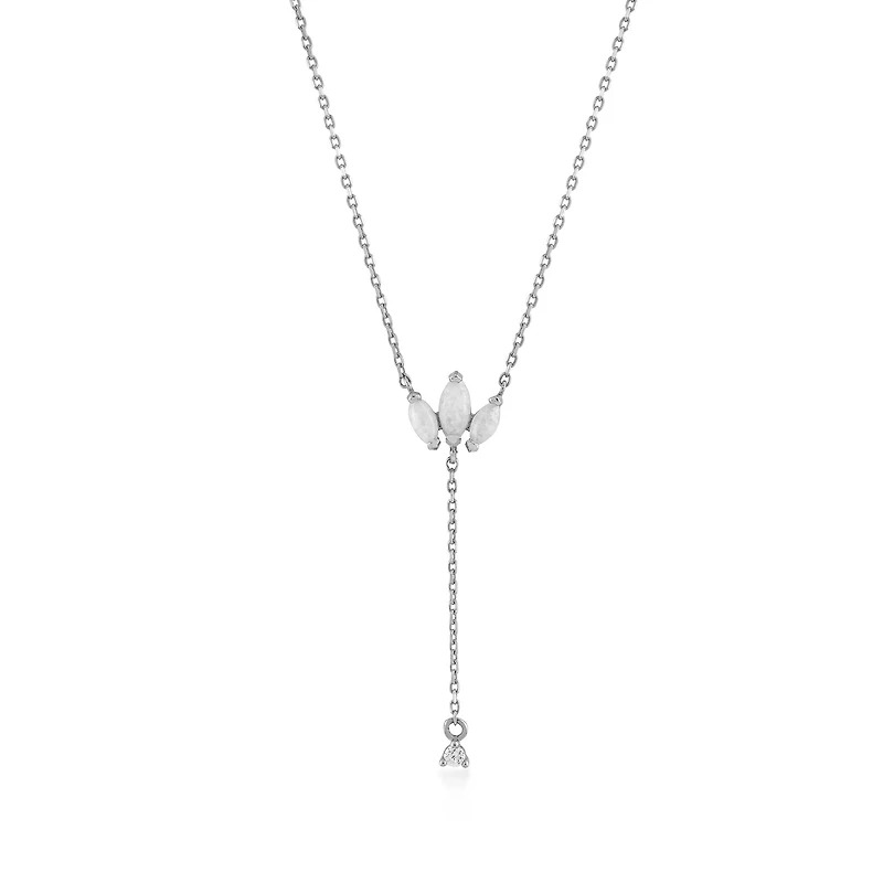 Opal Drop Necklace