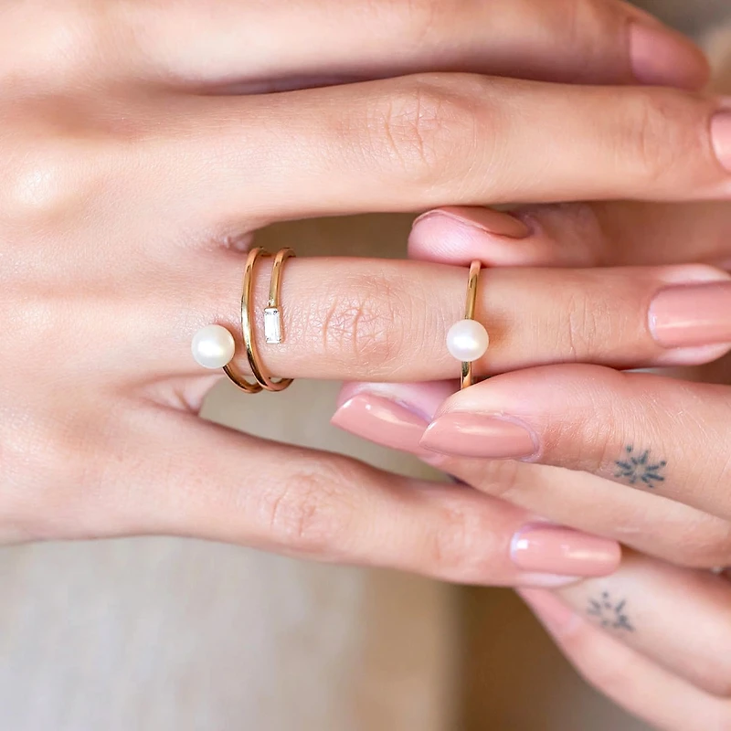 Sole Pearl Ring