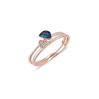Luminous Duo Stacking Ring