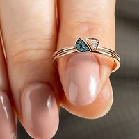 Luminous Duo Stacking Ring