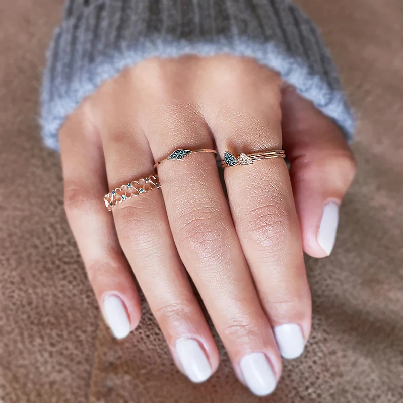 Luminous Duo Stacking Ring