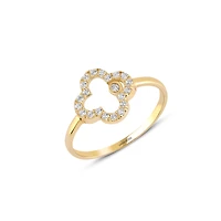 Star Glowing Clover Ring