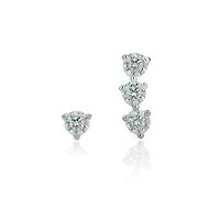 Irregular Diamond Earring Stud