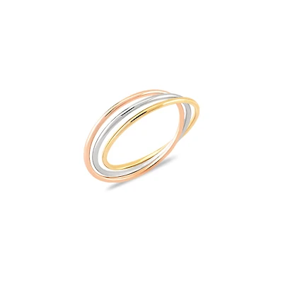 Tri Tone Simple Ring