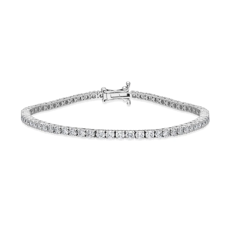 Certified Lab Grown Diamond Tennis Bracelet