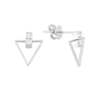 Triangle Diamond Earrings