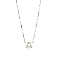 Opal Triangle Necklace