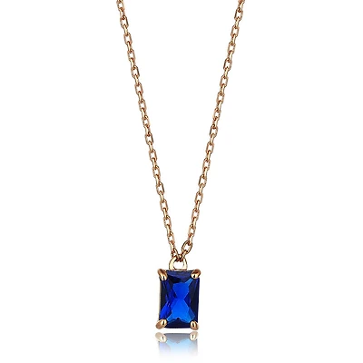 Emerald cut Pendant