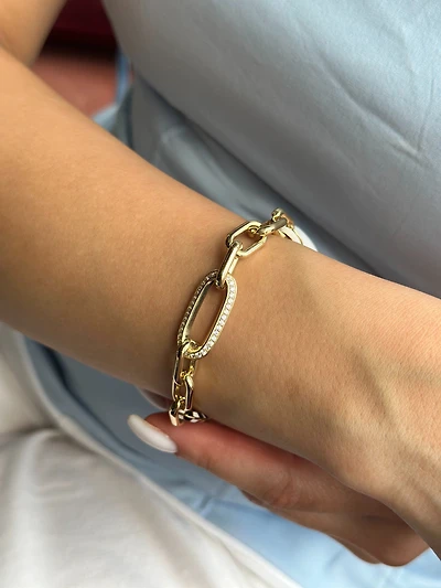 Gold Link Bracelet