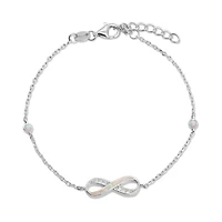 Opal Infinity Bracelet