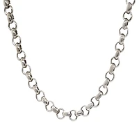 Rolo Silver Chain for him