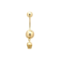 Skull Belly Piercing