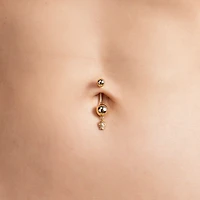 Skull Belly Piercing