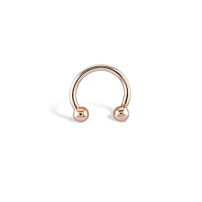 Golden Ball Septum Piercing