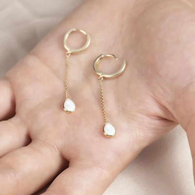 Pending Opal Hoops