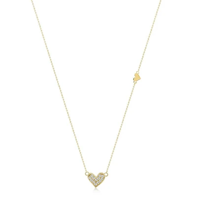 Shiny Inside Heart Necklace