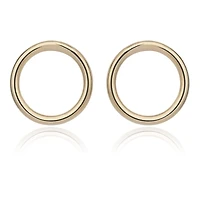 Large Happy Circles Earring