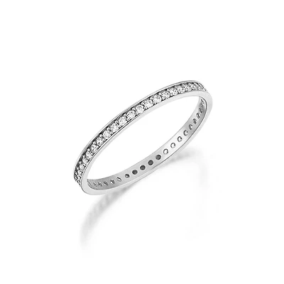 Sparkling Eternity Band Ring
