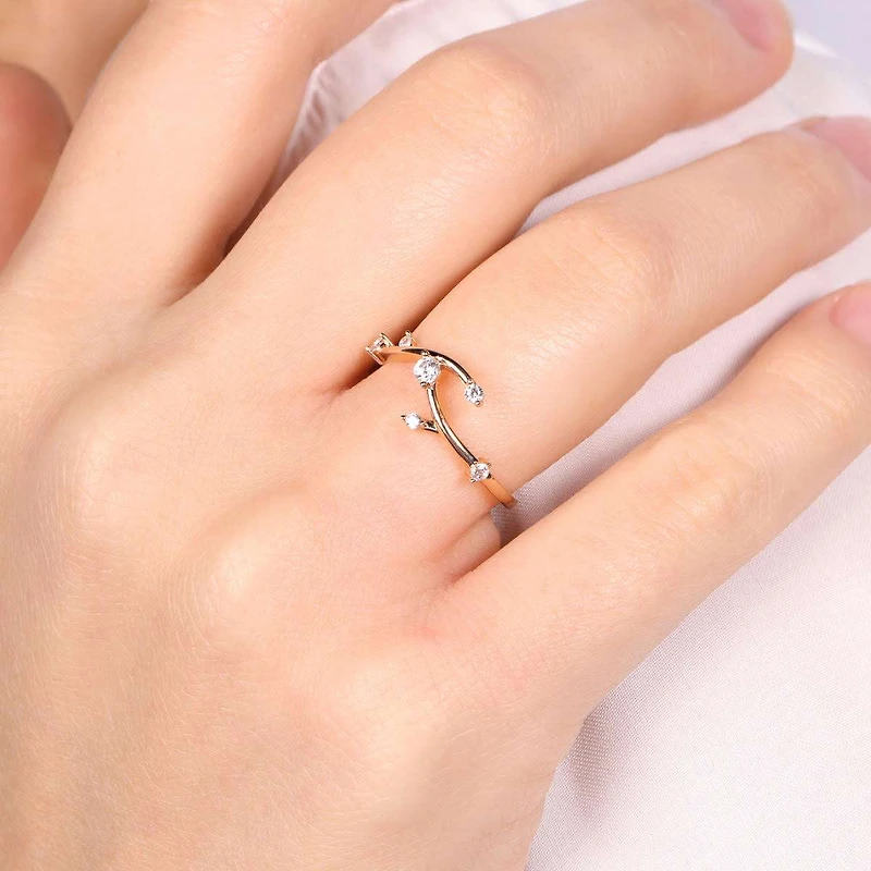 Crystal Ivy Ring