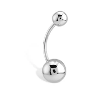Golden Ball Belly Piercing
