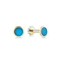 Enameled Golden Tragus Piercing -Single