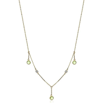 Green Cocktail Necklace