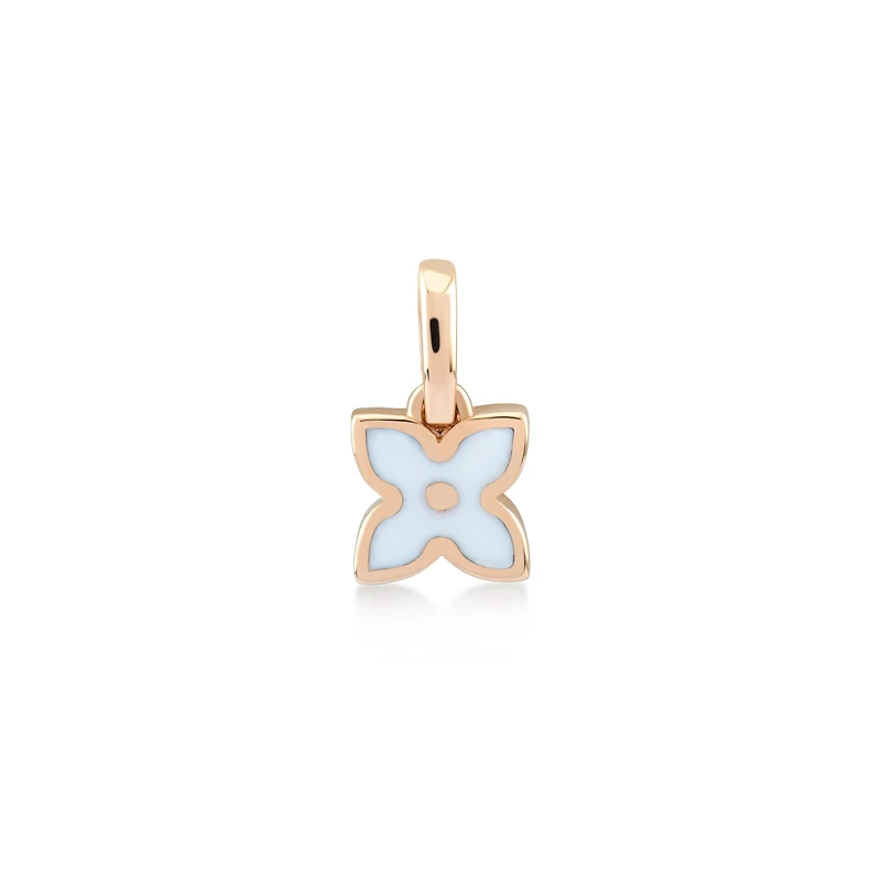 Enameled Flower Pendant