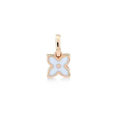 Enameled Flower Pendant