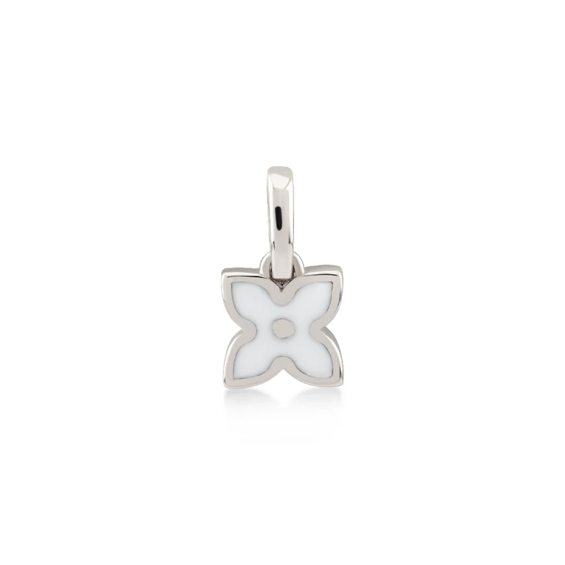 Enameled Flower Pendant