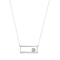 Rectangle & Honeycomb Necklace