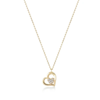 Heart Diamond Necklace