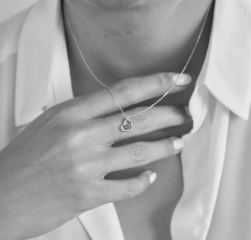 Heart Diamond Necklace