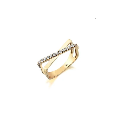 Criss Cross Diamond Band