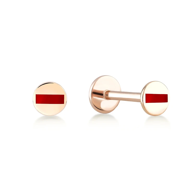 Enameled Golden Piercing -Single