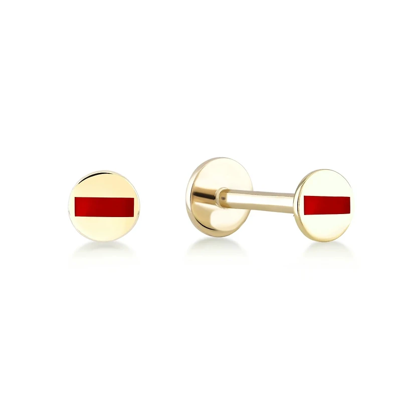 Enameled Golden Piercing -Single