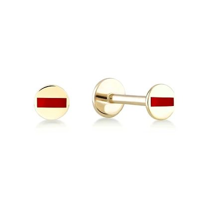 Enameled Golden Piercing -Single
