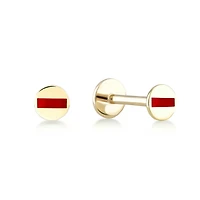 Enameled Golden Piercing -Single