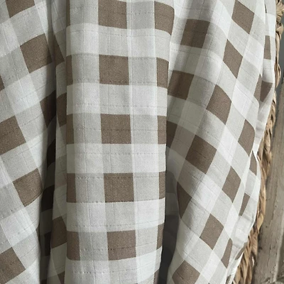 Mousseline carotté beige