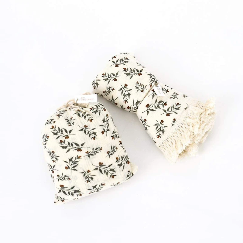 Fitted sheet & muslin duo