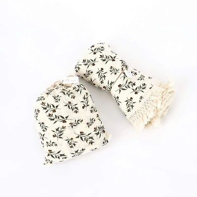 Fitted sheet & muslin duo