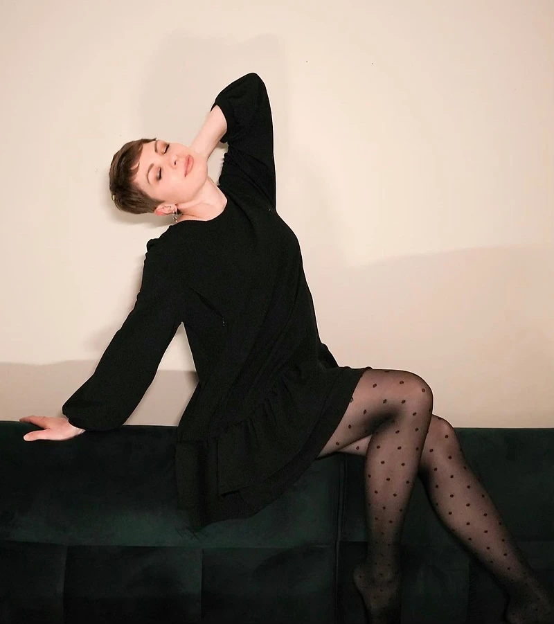 Robe d'allaitement Noir