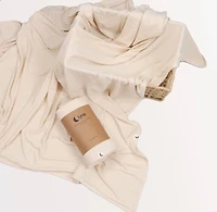 Stretchy bamboo blankets