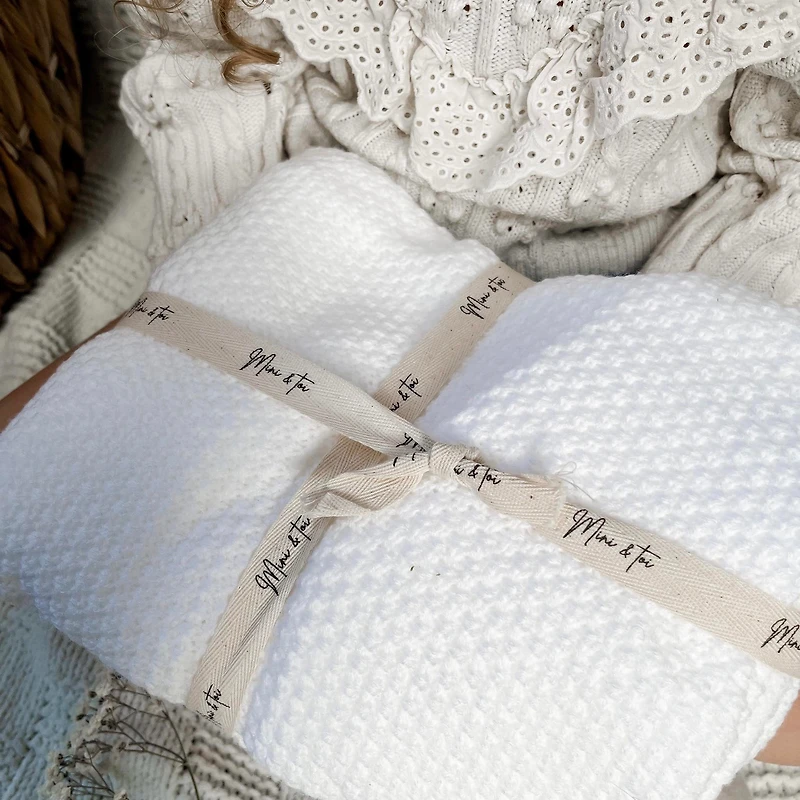 Textured Knit Blanket