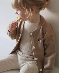 Cardigan champignons