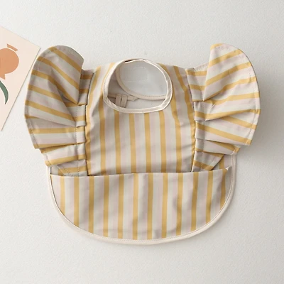 Ruffled Bib - Yellow