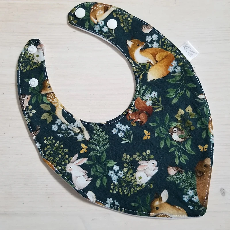U-neck bib - Enchanted Forest